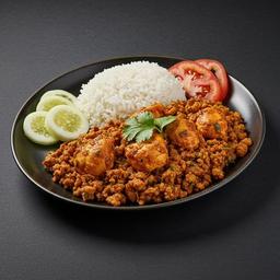 Chicken Kheema Plate
