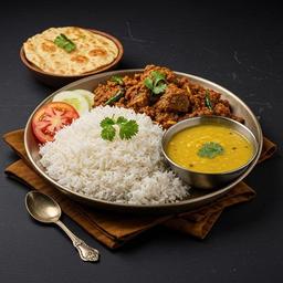 Ghee Rice +Beef Kheema Masala+ Ammi Ki Daal
