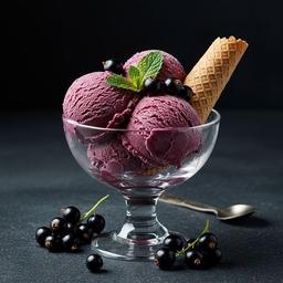 Black Currant Ice Cream