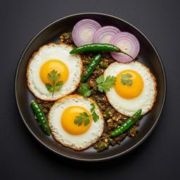 Egg Fried Chilli Dry [3 Eggs]
