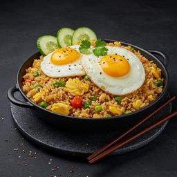 Triple Egg Fried Rice
