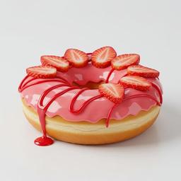 Strawberry Glazed Donut