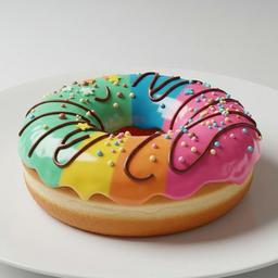 Triple Colour Donut