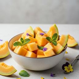 Muskmelon Fruits Bowl