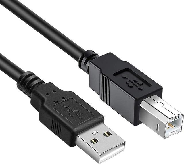 Celljoy Reversible USB 2.0 1.5 M Printer Cable2.0  (Compatible with Printer, Black, One Cable)