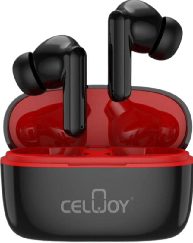 Celljoy Pod-008 Bluetooth Gaming  (Black, Red, True Wireless)