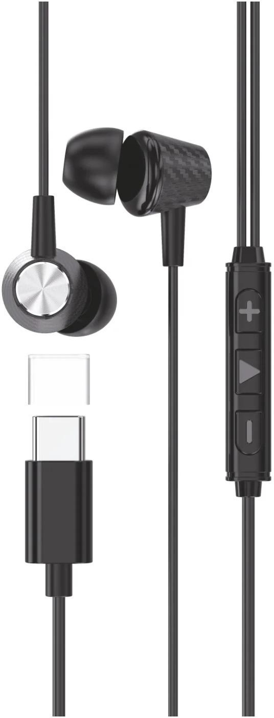 LYNE Photon 19 Type C Wired  (Black, In The Ear)