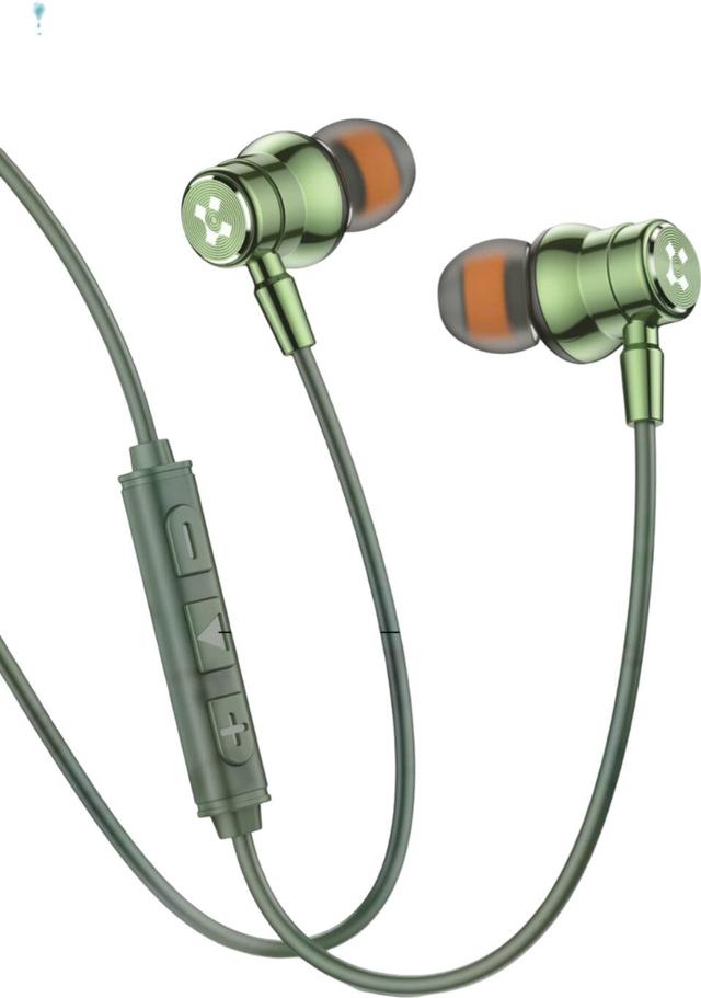LYNE Photon 30 Metal Wired  (Green, In The Ear)