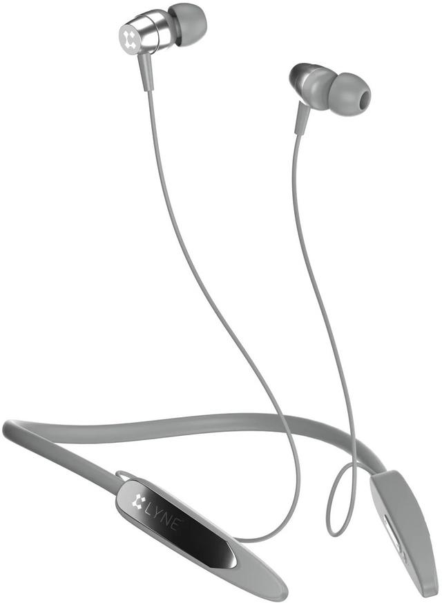 LYNE Rover 9 50 Hours Music Time Bluetooth Gaming  (Gray, In The Ear)