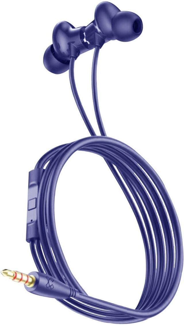 LYNE Photon 31 Extra Bass Wired  (Blue, In The Ear)