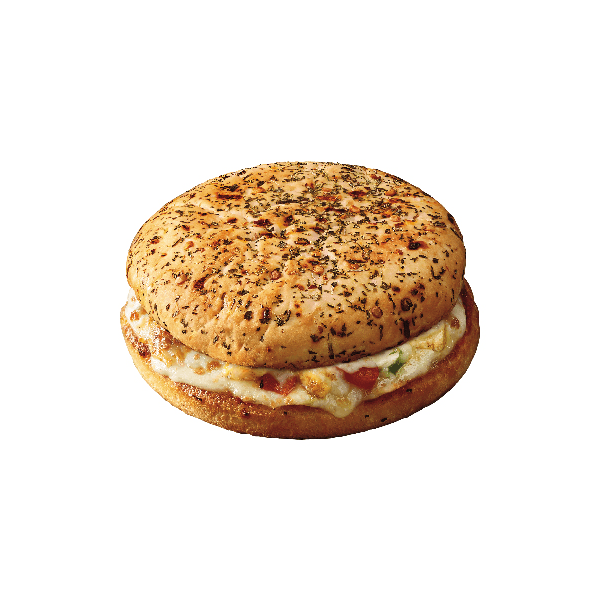 Paneer Corn Burgizza
