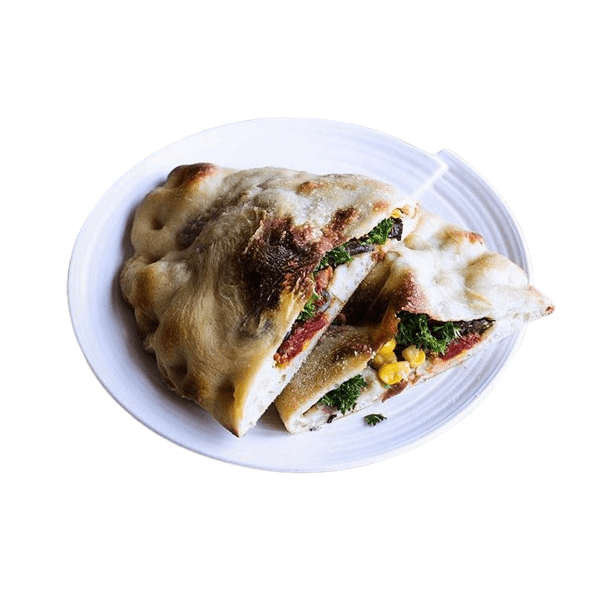 Mushroom Corn Calzone