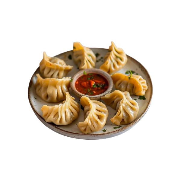 Cheesy Baked Veg Makhani Momos