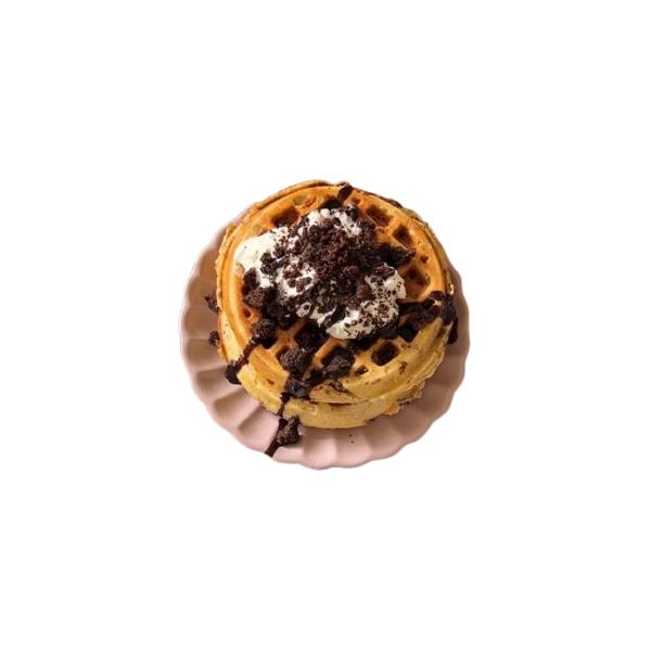 Cookie Crunch Cream Waffle
