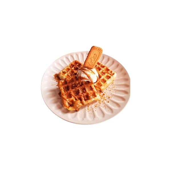 Lotus Caramel Crunch Waffle