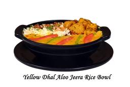 YELLO DAL ALOO JEERA RICE BOWL