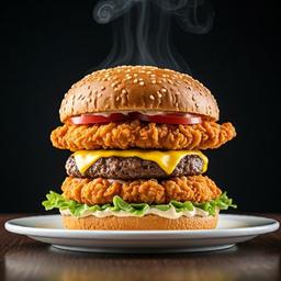 Chicken Double Decker Burger