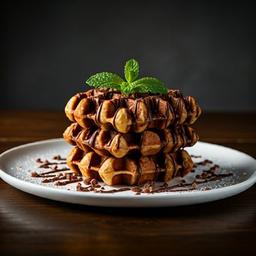 Chocolate Cookie Waffle