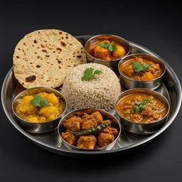 Brown Rice Thali