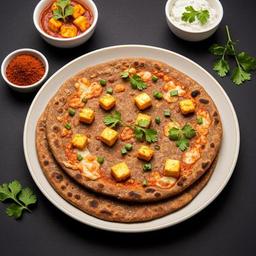 Ragi Paneer Pizza Paratha