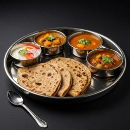 Roti (4 Chapathi) Thali