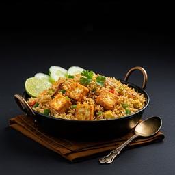 Burnt Garlic Paneer Fried Rice
