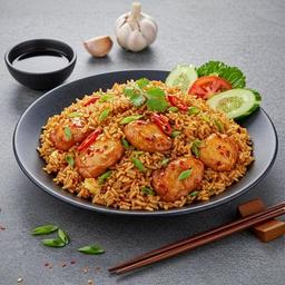 Chilli Garlic Chicken Fried Rice