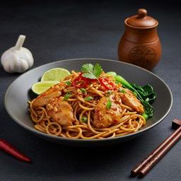 Chilli Garlic Chicken Noodles