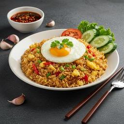 Chilli Garlic Egg Fried Rice
