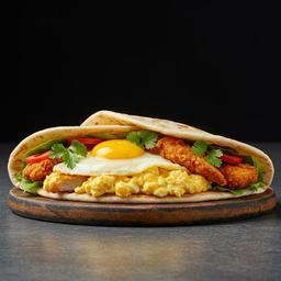 Double Egg With Chicken Double Chicken
