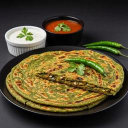 Green Chilli Paratha