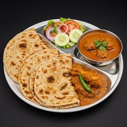 Tandoori Roti Chicken Curry Combo