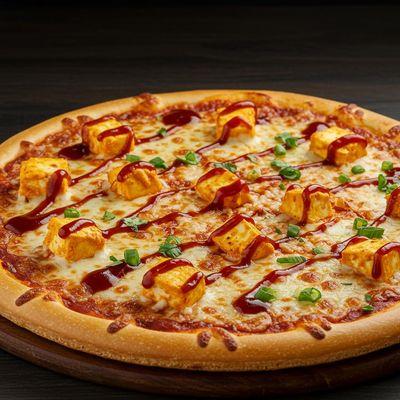 Barbeque Paneer Pizza