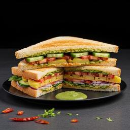 Veg Club Sandwich