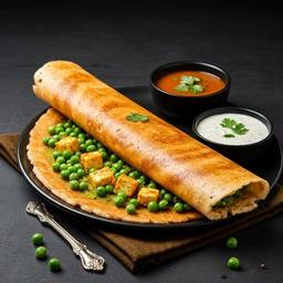 Green Peas Paneer Dosa