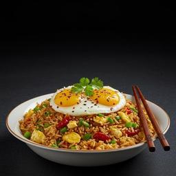Schezwan Egg Fried Rice