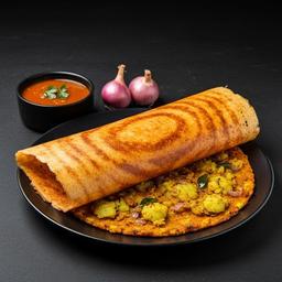 Rava Onion Masala Dosa