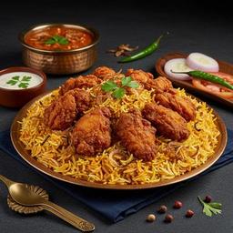 Hyderabadi Chicken 65 Biryani