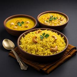 Kaju Ghee Rice with Dal