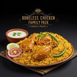 Boneless Chicken Biryani Family Pack