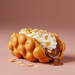 Almond Fudge Bubble Waffle