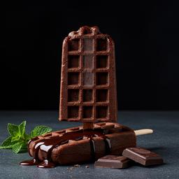 Belgian Dark Waffle Popsicle