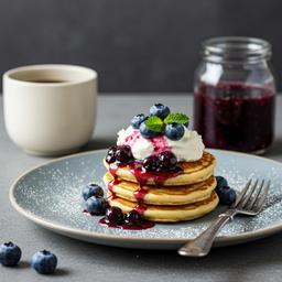 Blueberry Creamcheese Mini Pancakes
