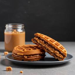 Choco Butterscotch Crunch Waffle Sandwich