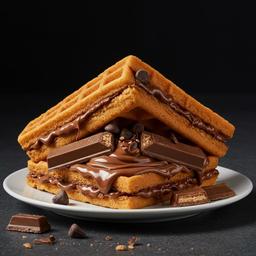 Kit Kat Nutella Waffle Sandwich