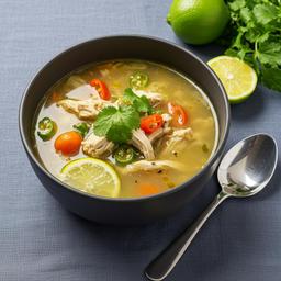 Lemon Coriander Chicken Soup