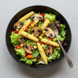 Mushroom Chilli Baby Corn Salad
