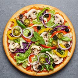 Mushroom Salad Pizza