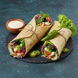 Mushroom Salad Wrap