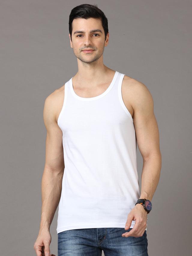 Men's Vest-M / Noble White